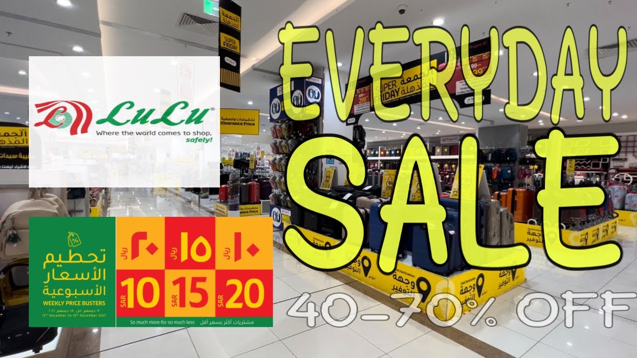 LULU HYPERMARKET JEDDAH (EVERYDAY SALE) BLACK FRIDAY SALE