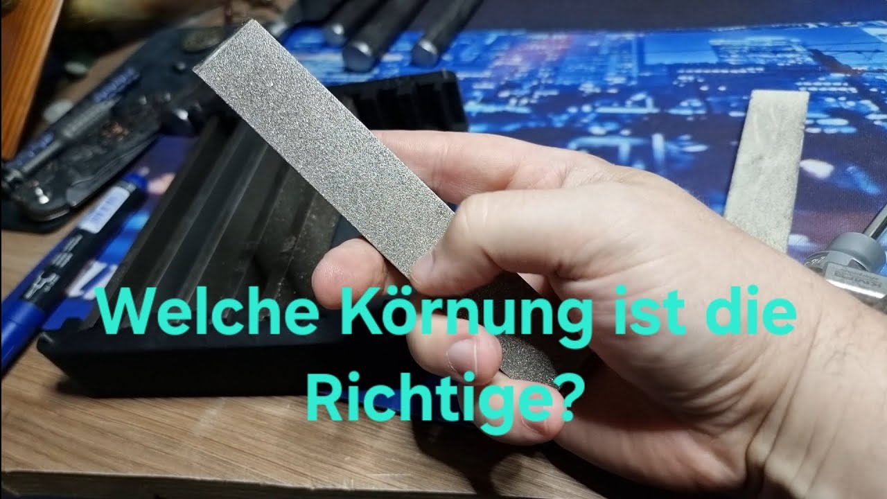 Wie scharf wird Messer mit CBN 80? Welche Körnung ist die Richtige, was benötigt man zum Schärfen?
