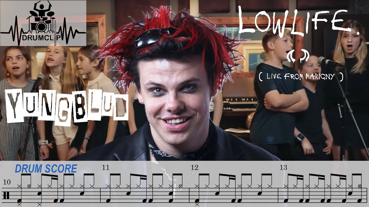 Yungblud - Lowlife (Live from Marigny) (Drum Score)