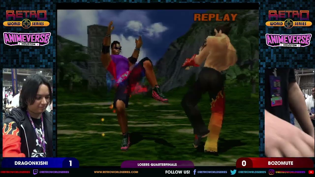 DragonKishi vs BozoMute (Losers Quarterfinals) - Tekken 3 - Animeverse Houston 2026
