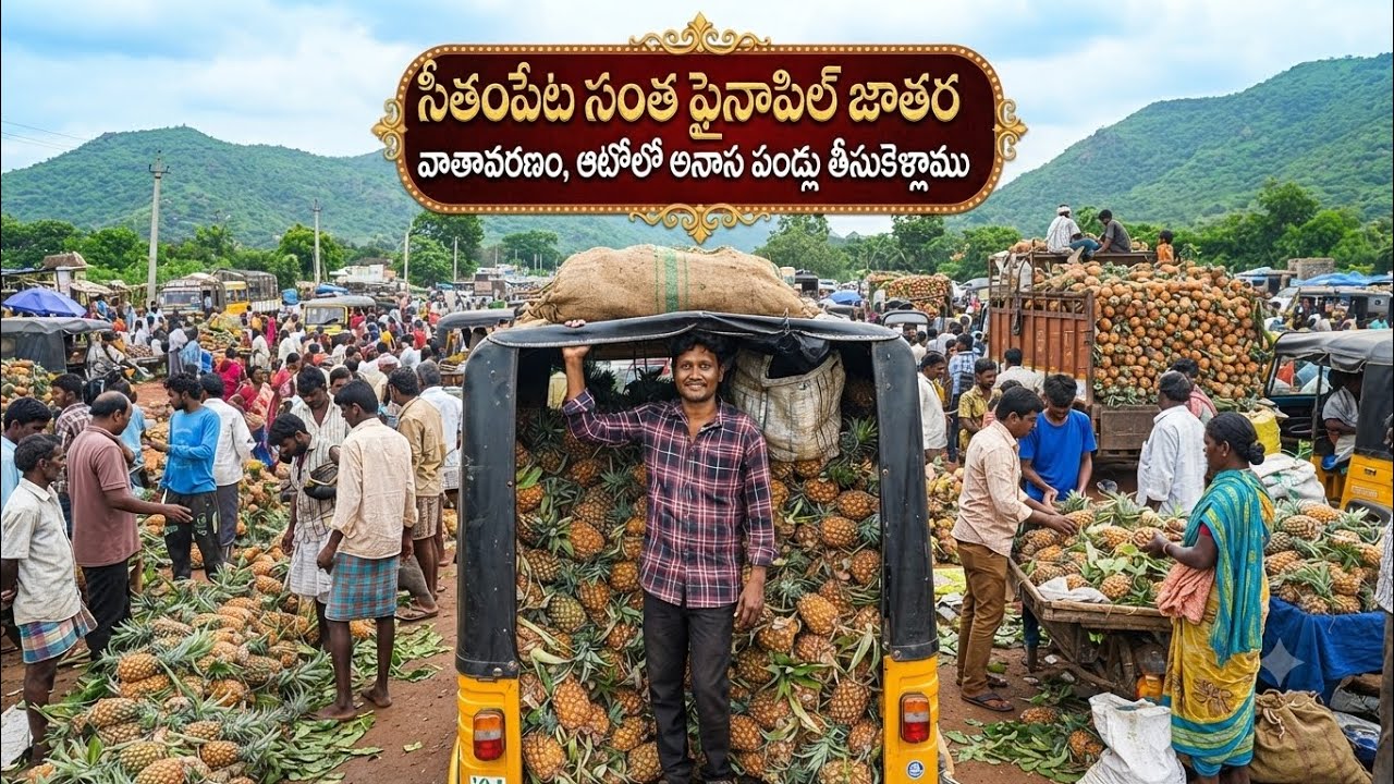 🍍Seethampeta Malludora Tribal Market Pineapple Festival #seethampetatribalmarket #nature #manyamt...