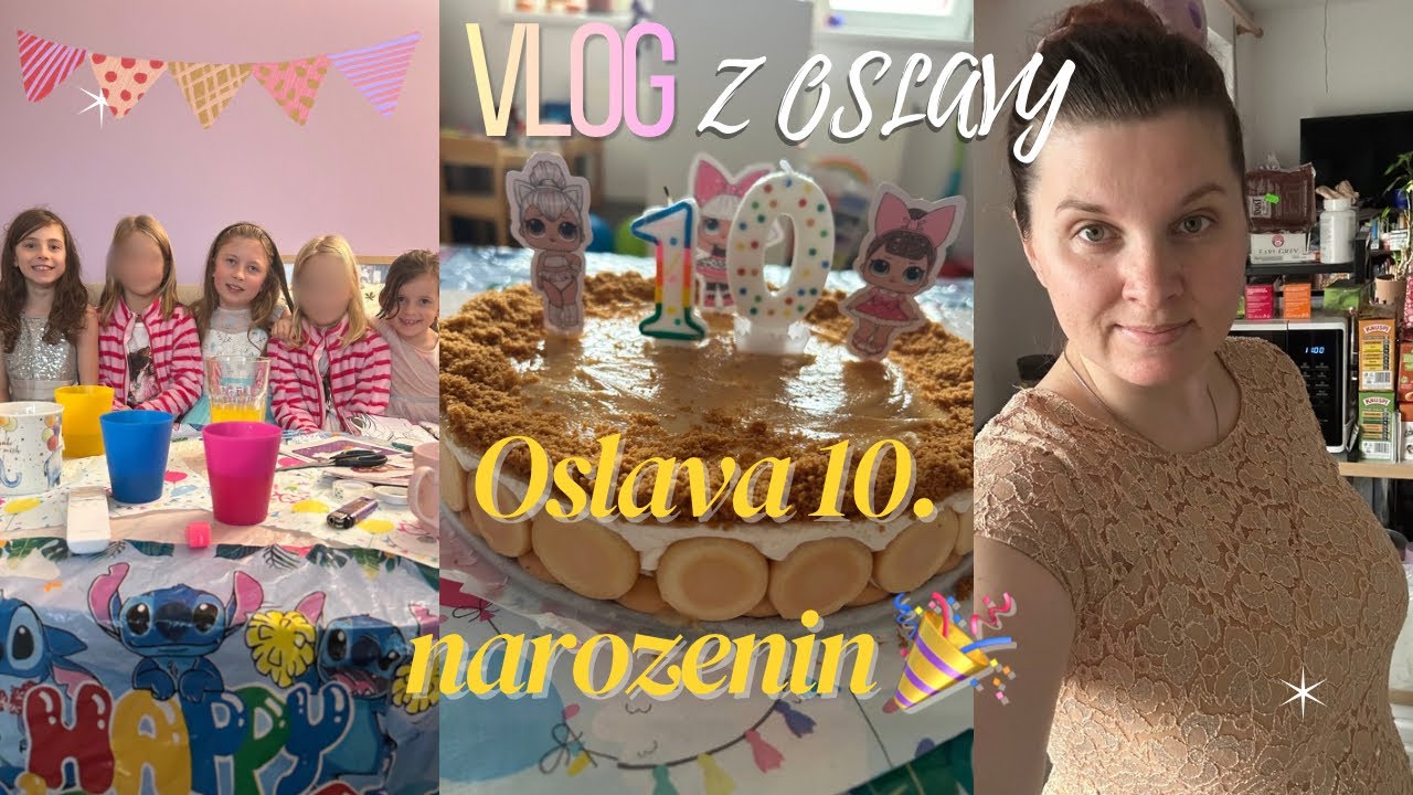 Emička slaví narozeniny 🥳🎂 | Přípravy, dort & oslava