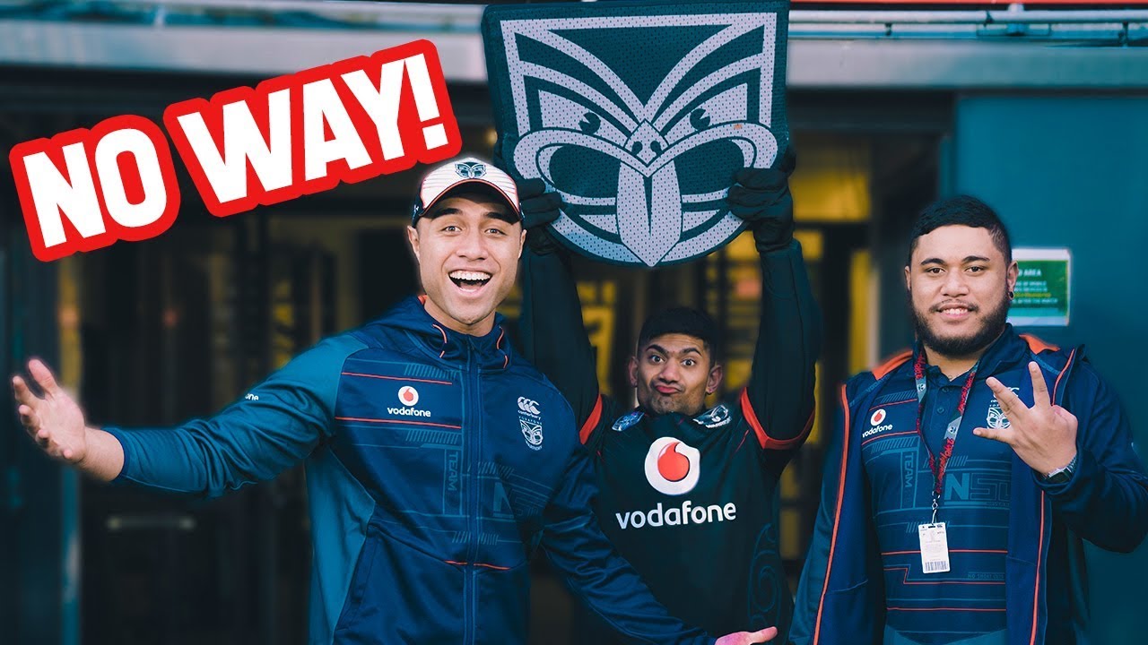New Job: The NZ Warriors Mascot | Cougar Boys