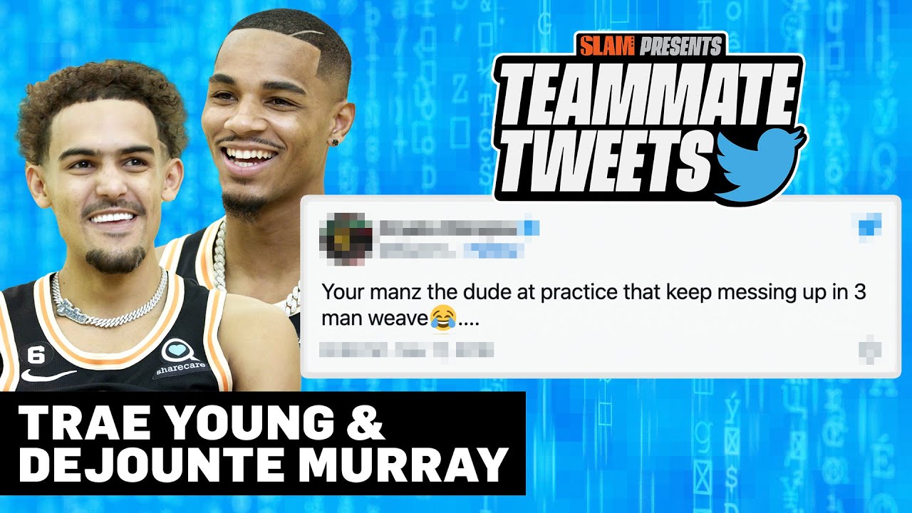 How Well Do Trae Young & Dejounte Murray Know Their Atlanta Hawks Teammates | Teammate Tweets SLAM