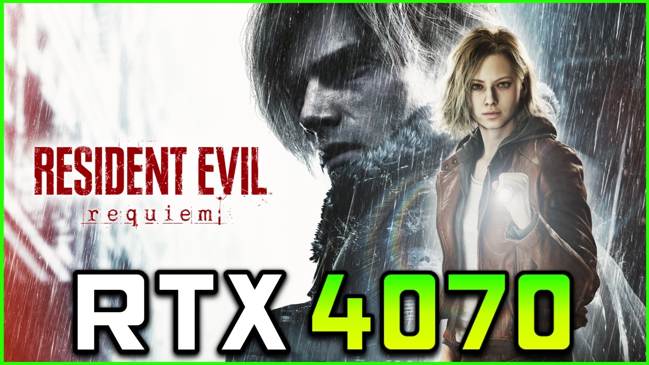 Resident Evil Requiem - RTX 4070 FPS Test (Path Tracing + FG/DLSS)