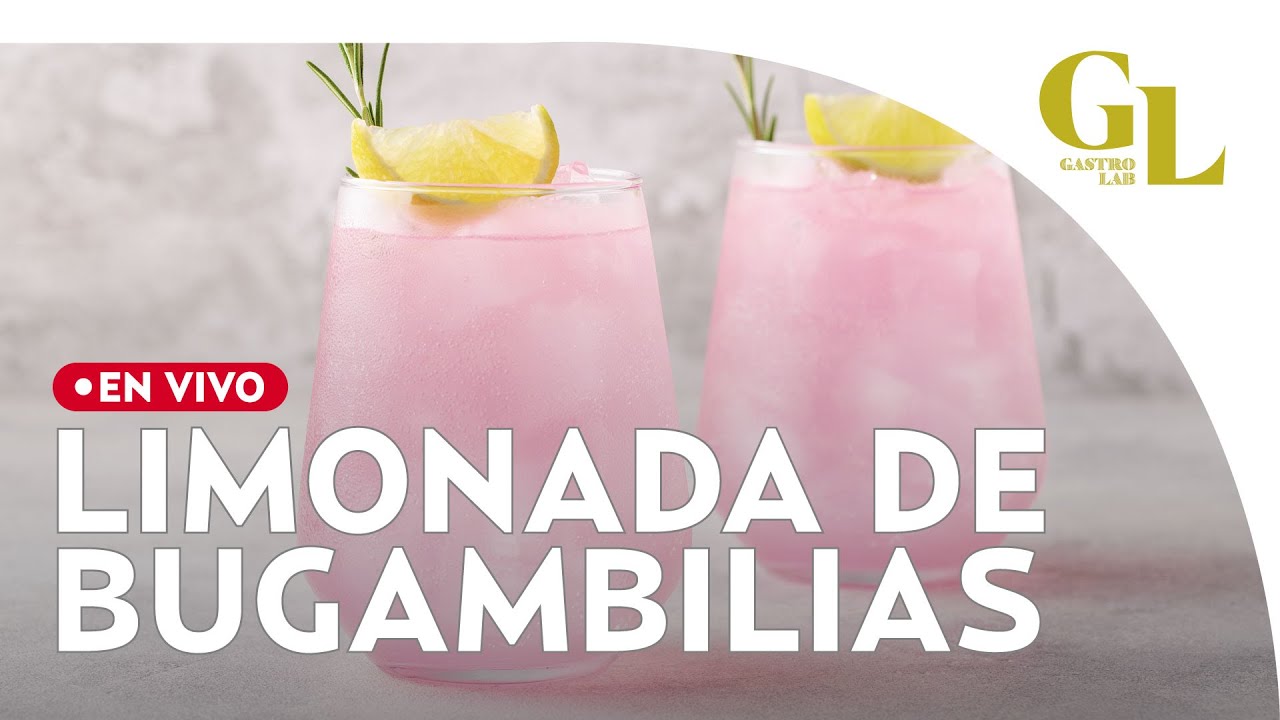 Limonada de bugambilia y pastel de 3 leches de lavanda en Gastrolab con Paulina Abascal