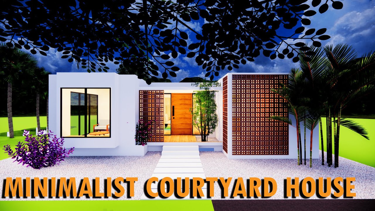 Modern Courtyard House Design | Compact & Minimalist Design | 3 Bedrooms