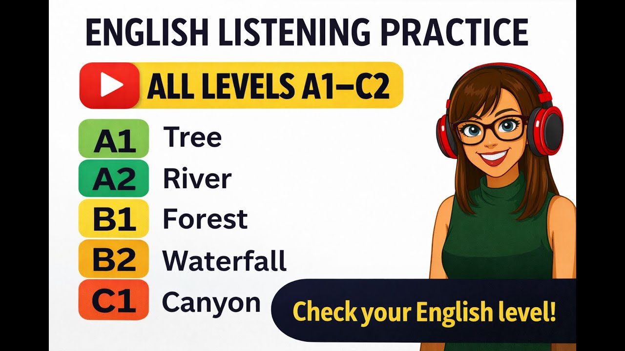 🎧Listening Practice: Talking About a Holiday | English Levels A1–C2 (CEFR)#learnenglish