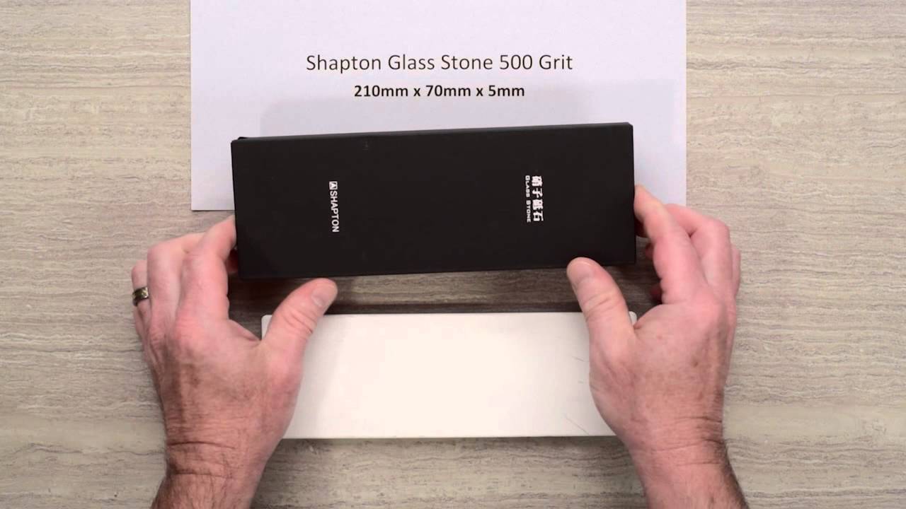 Shapton Glass 500 Grit Sharpening Stone Quick Look