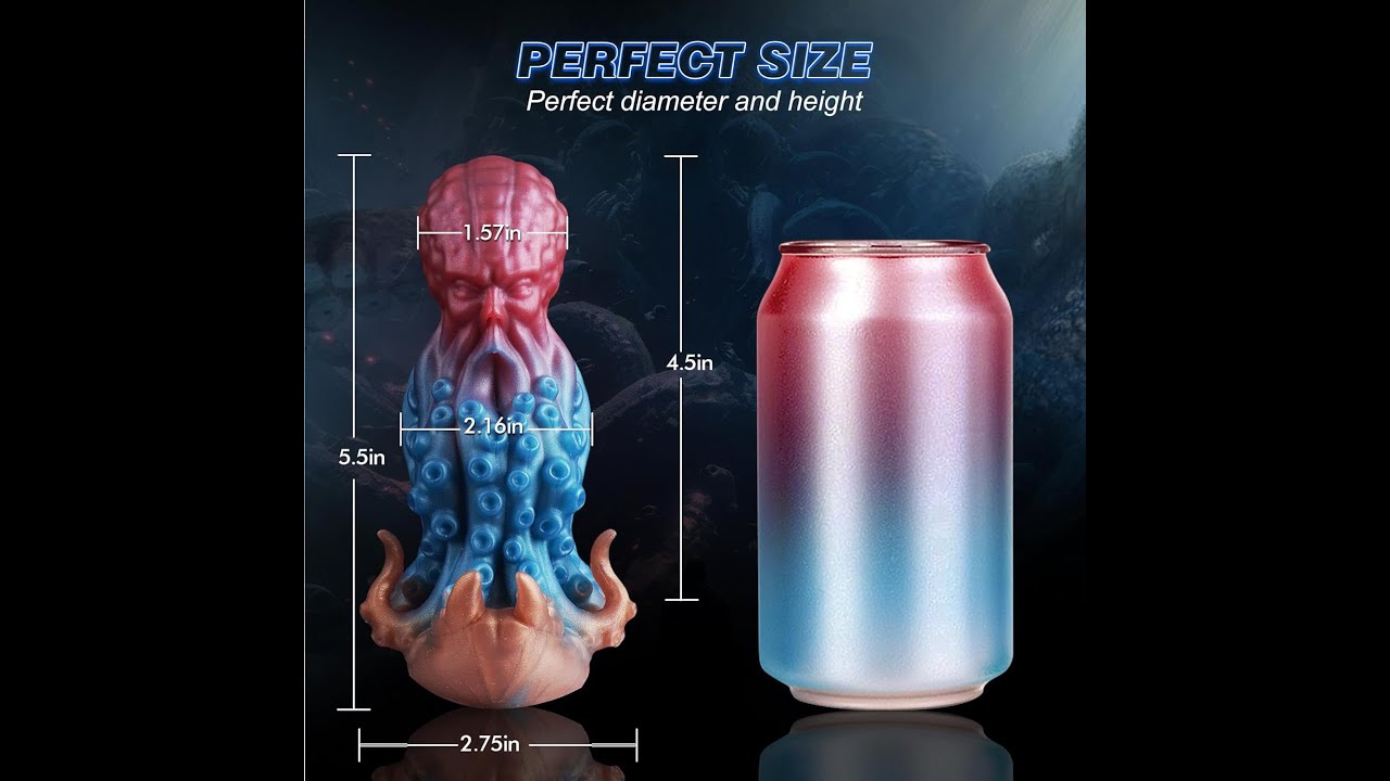 LXY-GS183 Huge Butt Plug Tentacle Dildo, Silicone Butt Plug XL Large Butt Plug Trainer