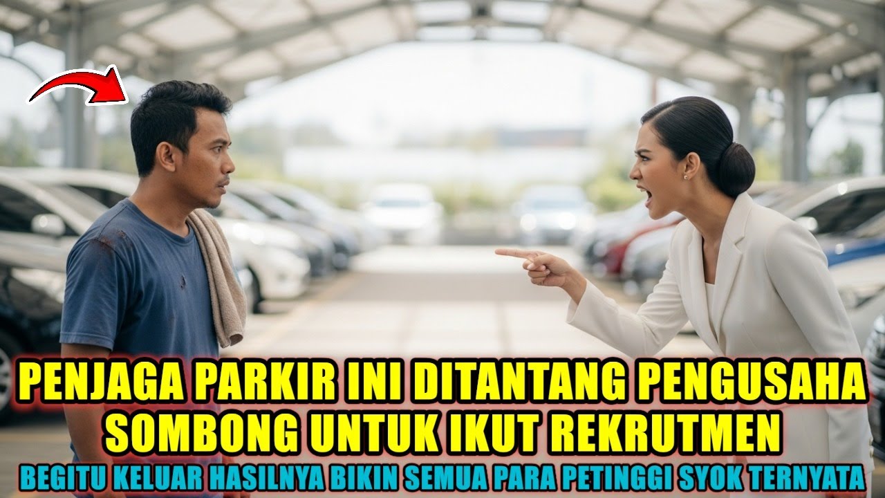 Penjaga Parkir Ini Ditantang Pengusaha Sombong Ikut Rekrutmen, Hasilnya Bikin Para Petinggi Terpaku