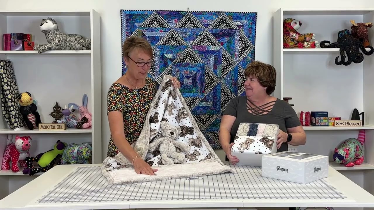 Cuddle&reg; Buddies Kimberbear Quilt Kit