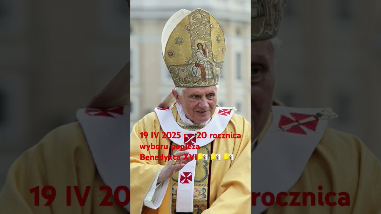 BENEDYKT XVI 19 IV 2005 r. - 28 II 2013 r. #shorts