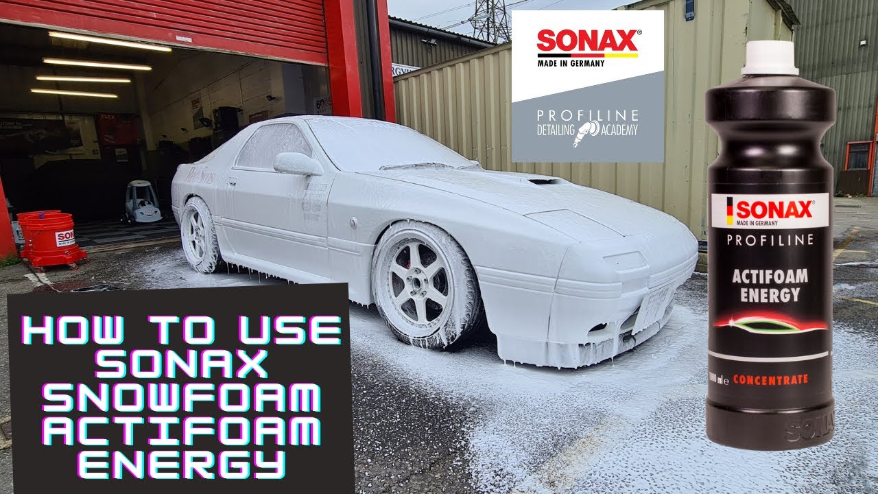 How to use Sonax Actifoam Energy Snowfoam | how does it work and myths