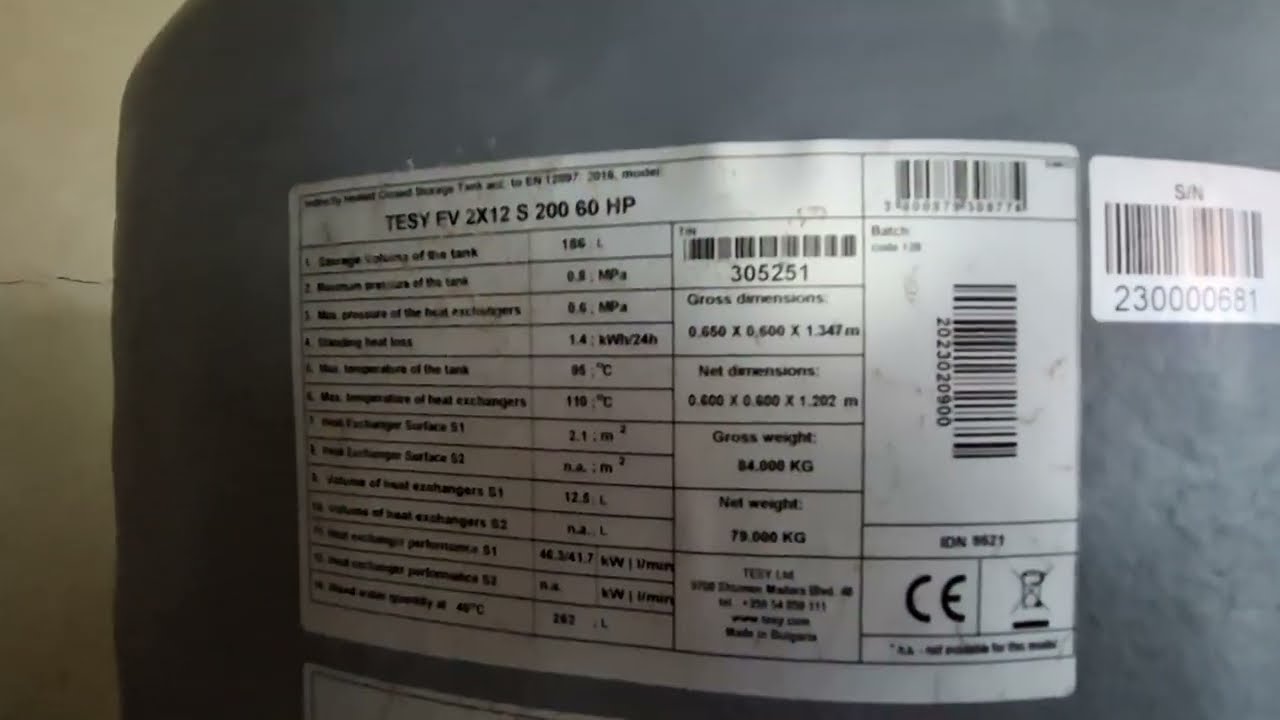 Boiler TESY 200 L