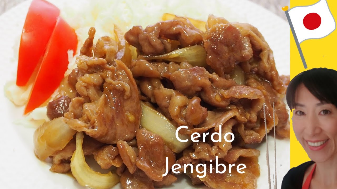 Comida Japonesa Recetas, Cerdo Jengibre,Syogayaki