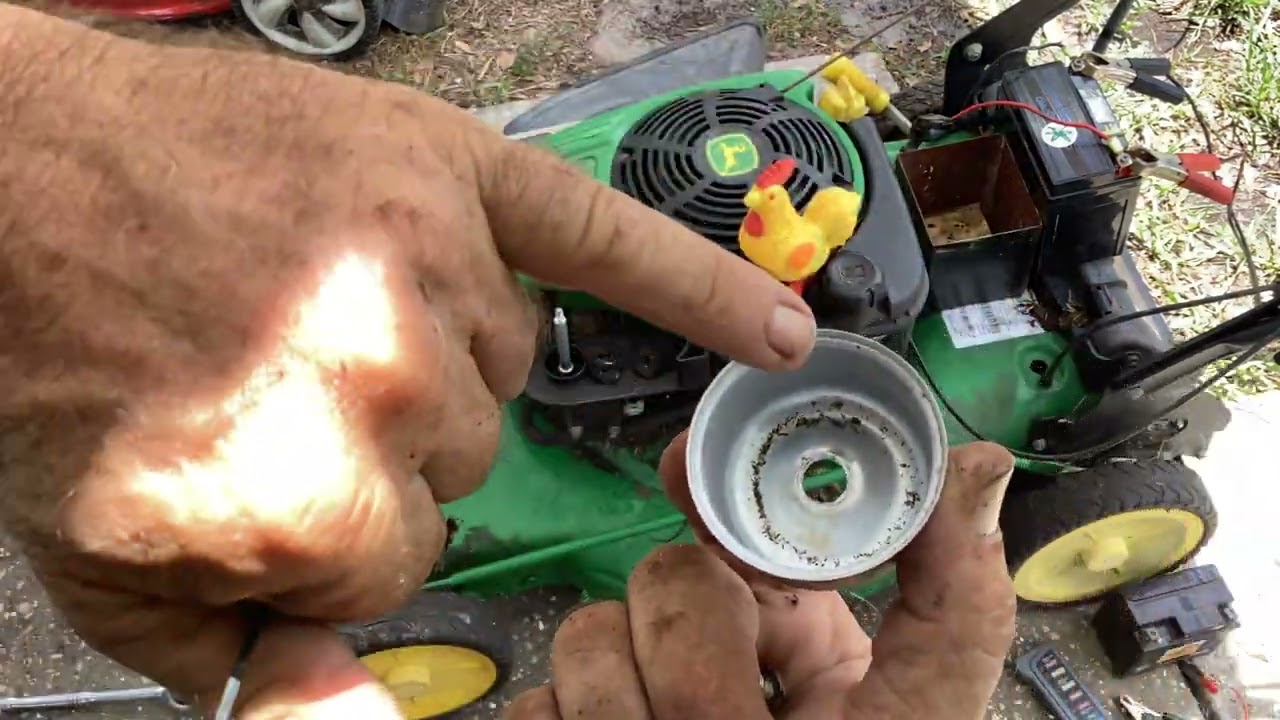 FREE 2010 John Deere JS46  Lawn Mower was Pushed to the Curb for Several Reasons!!!