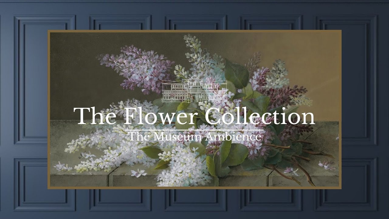 Vintage Moody Spring Flower Painting • Vintage Art for TV • 3 hours of painting • Romantic Ambience