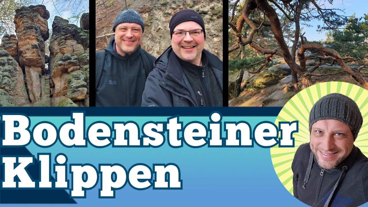 Bodensteiner Klippen - Wandern Harzvorland mit Osterklippe, Bastei, Sofaklippe, Hubertusgrotte