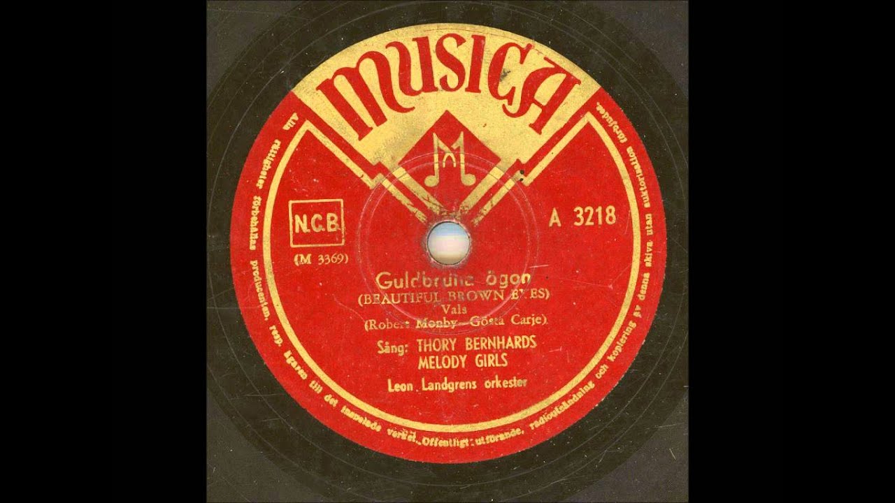 Thory Bernhards med Melody Girls - Guldbruna ögon