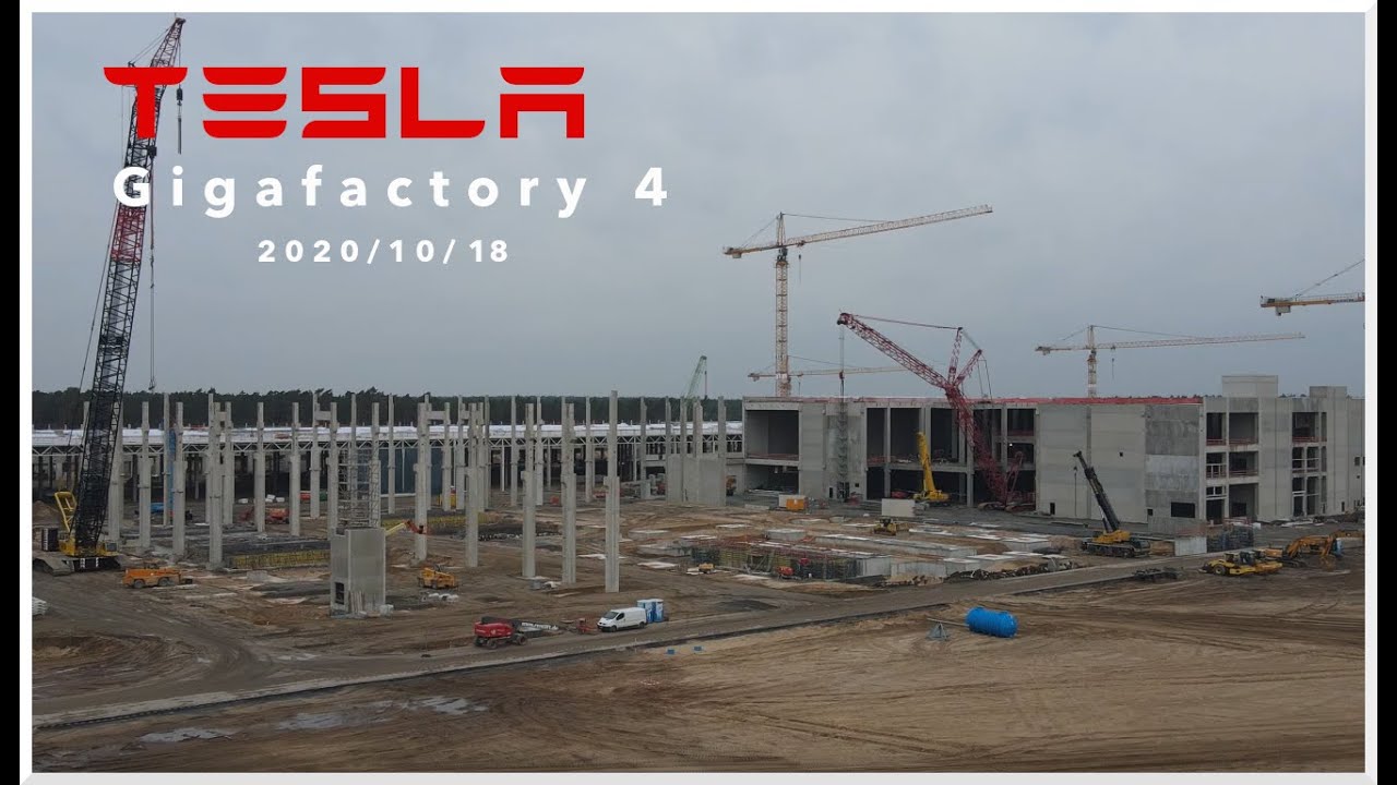 #7 Tesla Gigafactory 4 Berlin • 2020-10-25 Grünheide • HD  | DJI Mavic Air 2