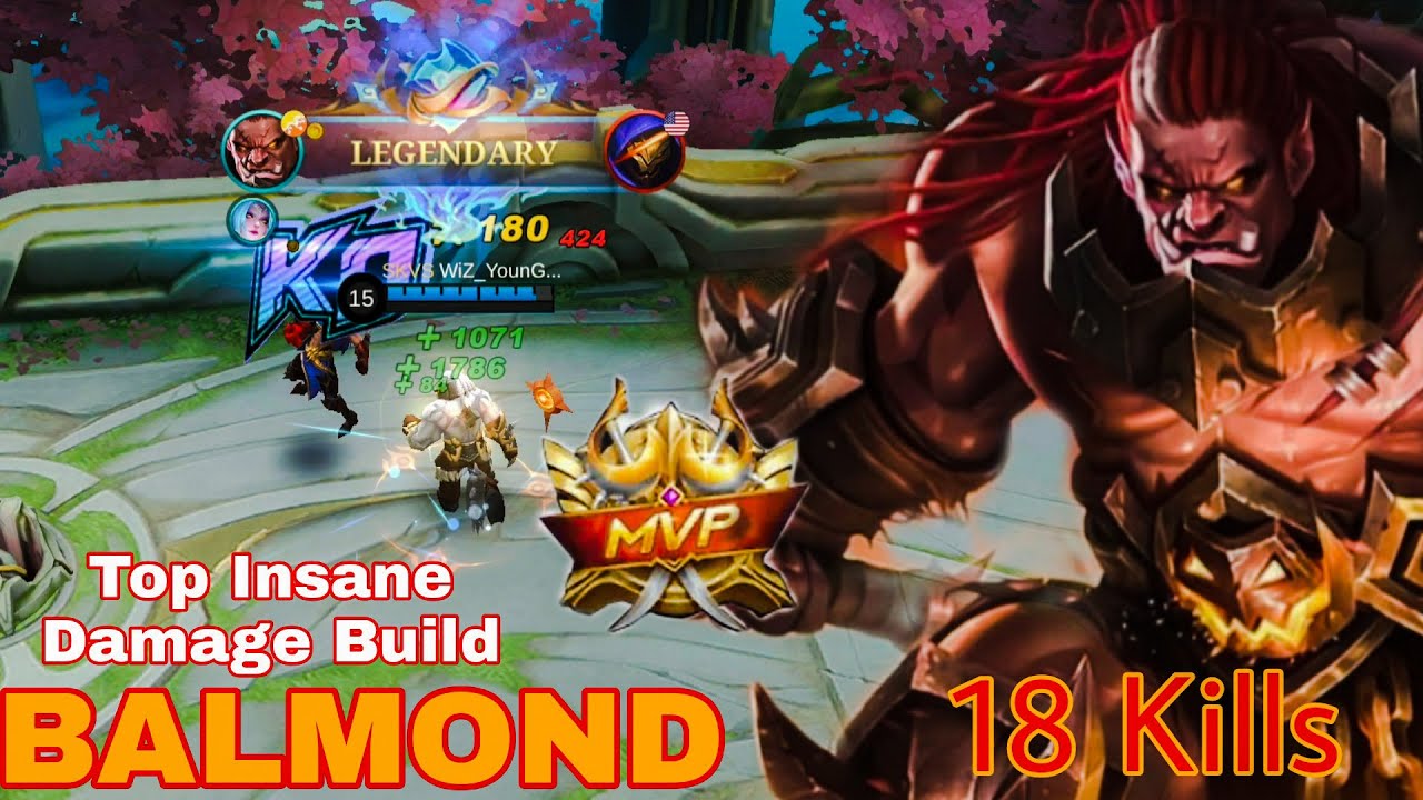 BALMOND Insane Damage Gameplay 2022 ll MLBB