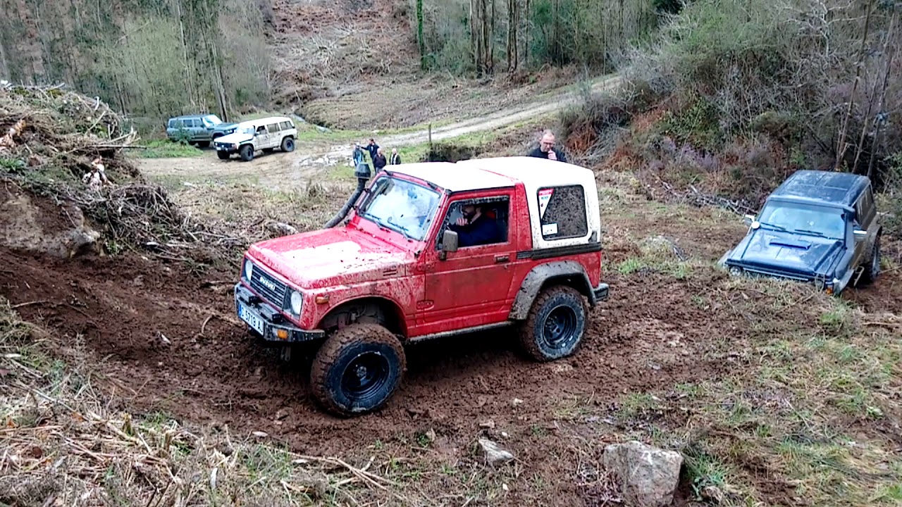 ESPECIAL RUTA DA BARROADA 2018, SUZUKI SAMURAI VS 🆚 NISSAN PATROL GR Y60, HILL CLIMBING ZUMBALACAZA