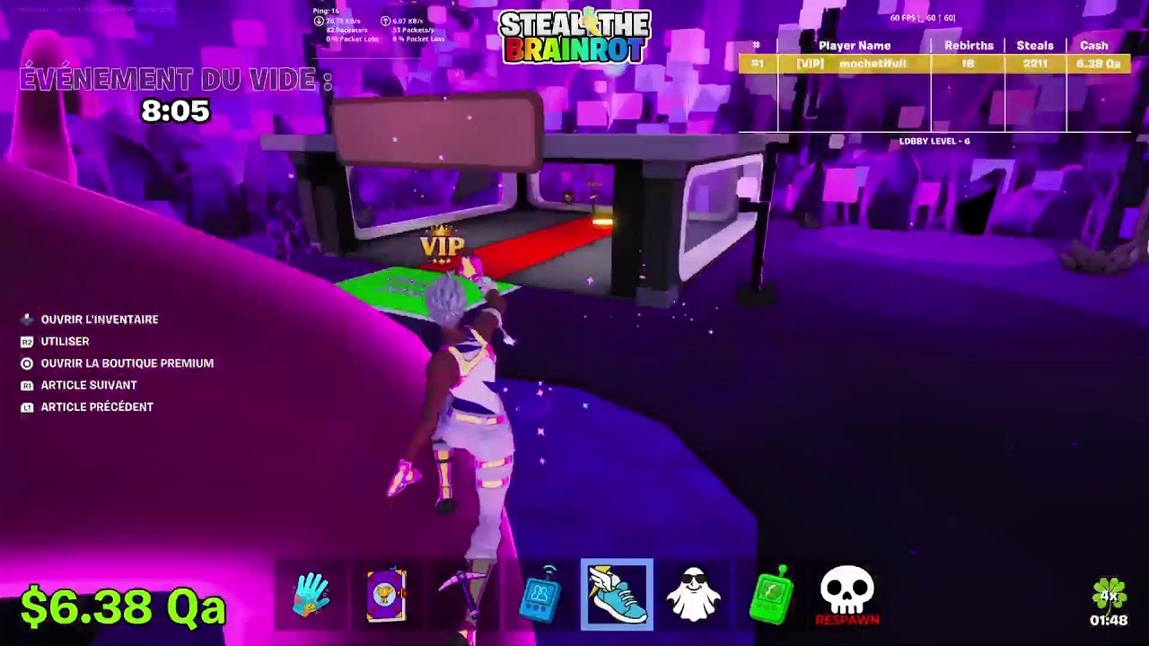 Live fornite steal the brainrot
