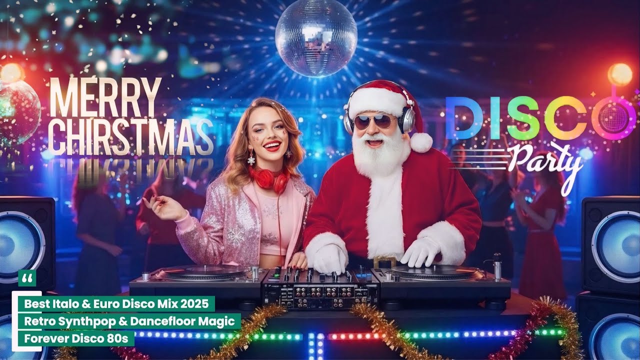 RETRO DISCO Christmas 2026 &mdash; Italo & Euro Disco Mix | Neon Dreams Christmas Night Edition