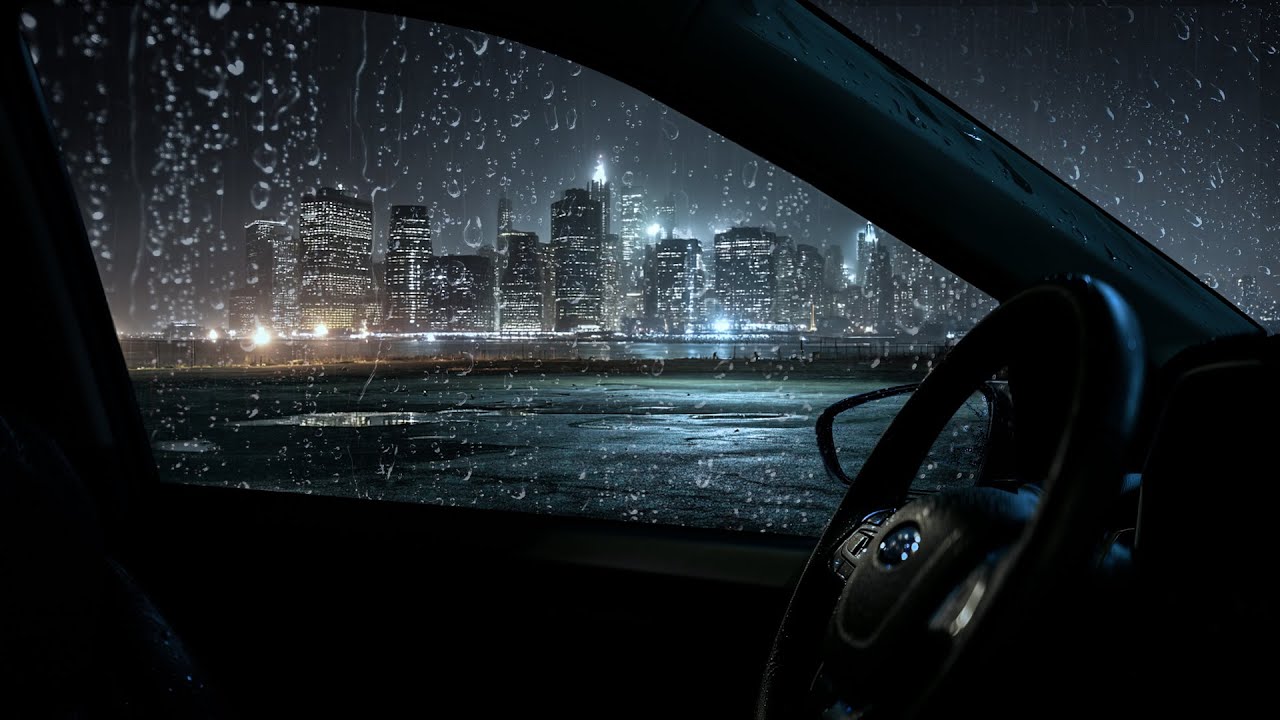 Stop Overthinking Tonight with Heavy Rain on Car - Help Study, Meditation, PTSD, Insomnia