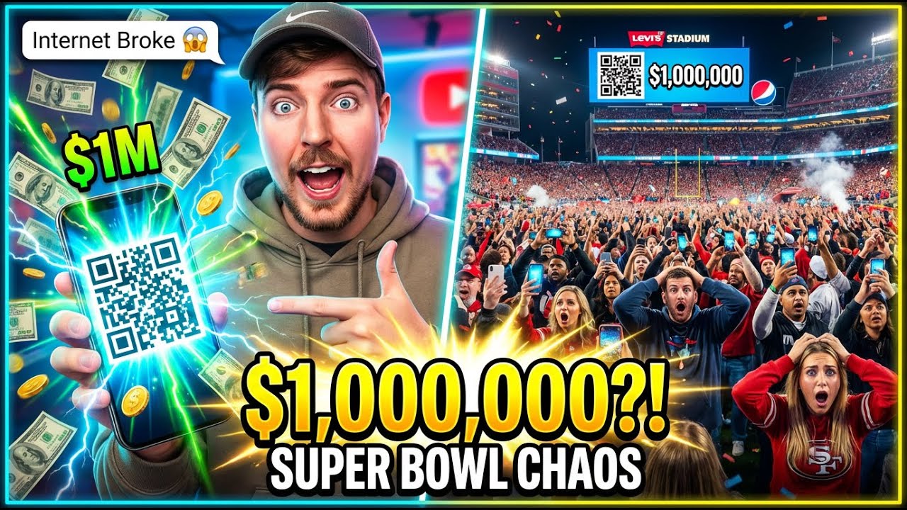 MrBeast’s $1M Super Bowl Giveaway Is Breaking The Internet