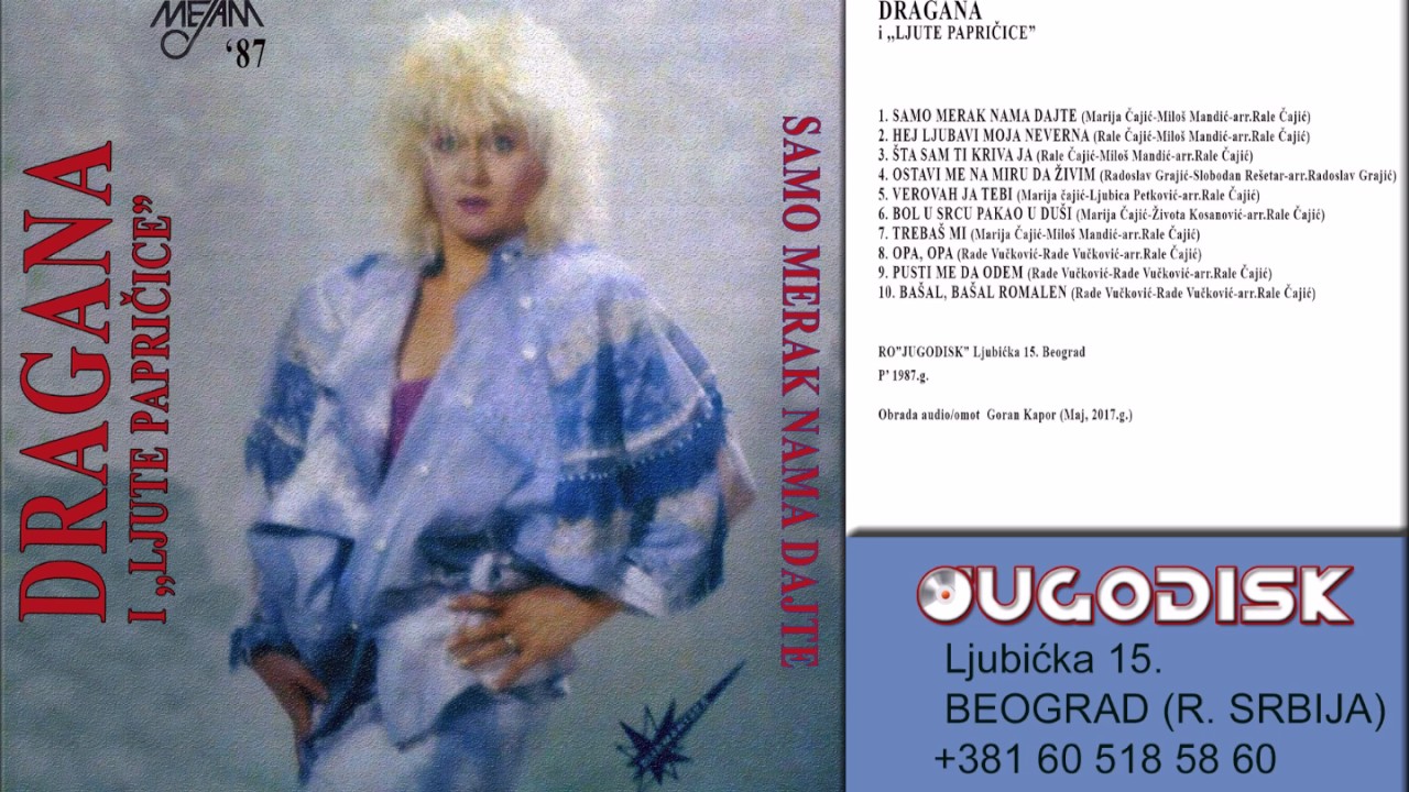 Dragana i Ljute Papricice - Basal basal Romalen - (Audio 1987)