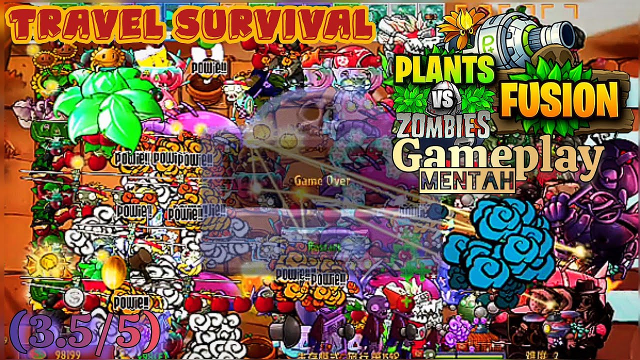 PVZ Fusion: Travel Survival Gameplay (3.5/5) - Mentah