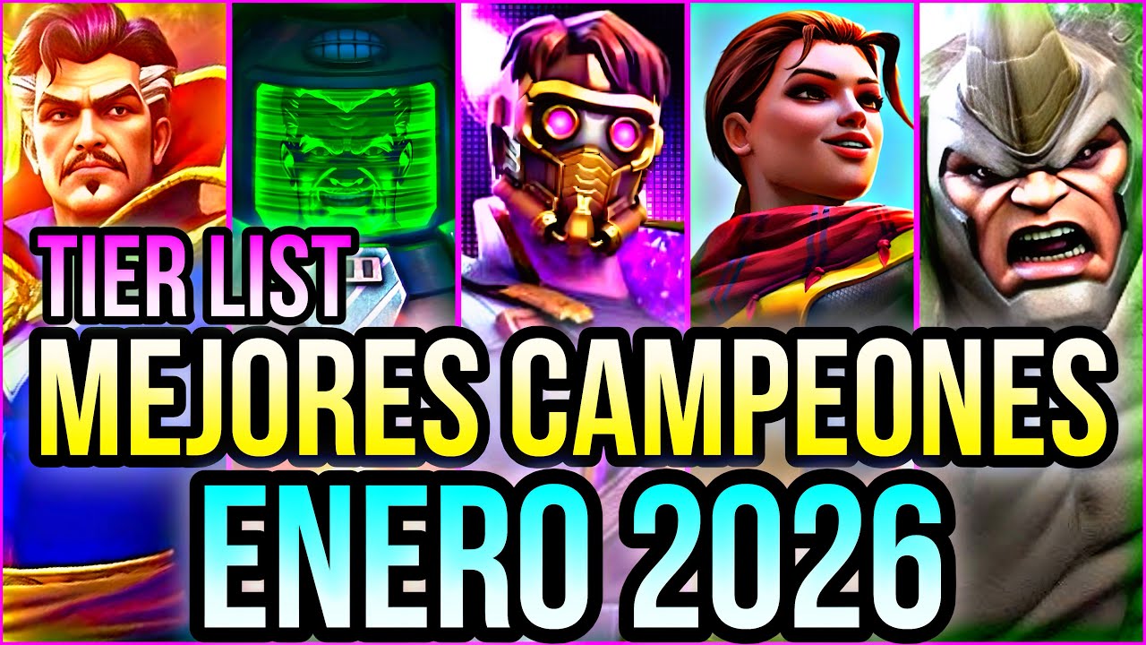 TIER LIST ENERO 2026 | MEJORES PERSONAJES ENERO 2026 | DOCTOR STRANGE y SPIDER SLAYER JJJ | MCOC