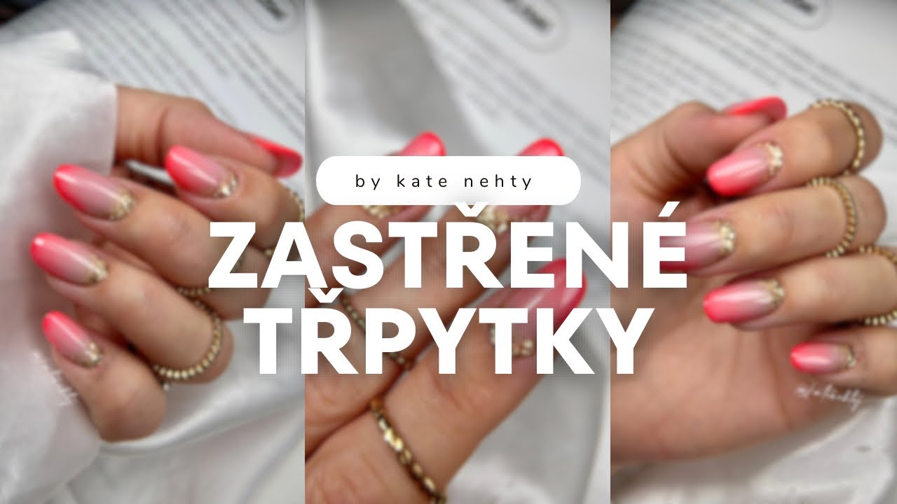 Zatřené třpytky a ombré POD GELEM 💅🏻 kombo, které bude brutál v jakékoli variantě 💪🏻 | Kate nehty