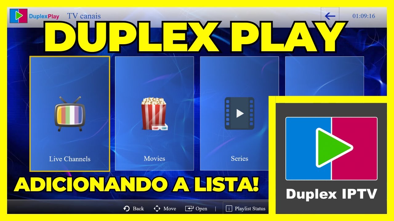 DUPLEX PLAY: COMO ADICIONAR LISTA DE CANAIS PASSO A PASSO - ATUALIZADO 2025!