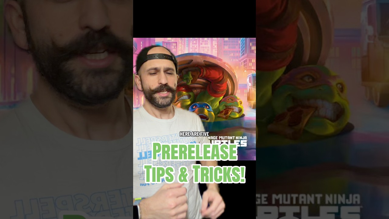 Magic the Gathering Teenage mutant Ninja Turtles prerelease tips and tricks!  #mtg #mtgambassador