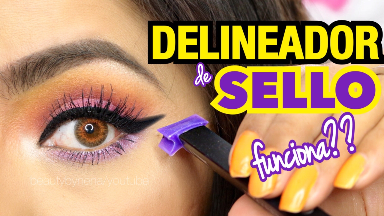 PROBANDO DELINEADOR EN SELLO VIRAL, FUNCIONA? ♥BeautybyNena