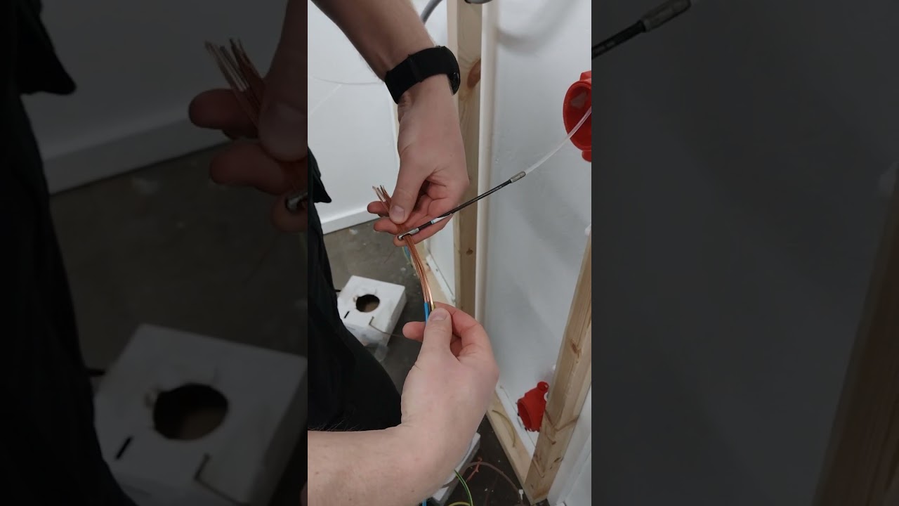 S&aring; h&auml;r kan man knyta p&aring; en elkabel p&aring; en dragfj&auml;der