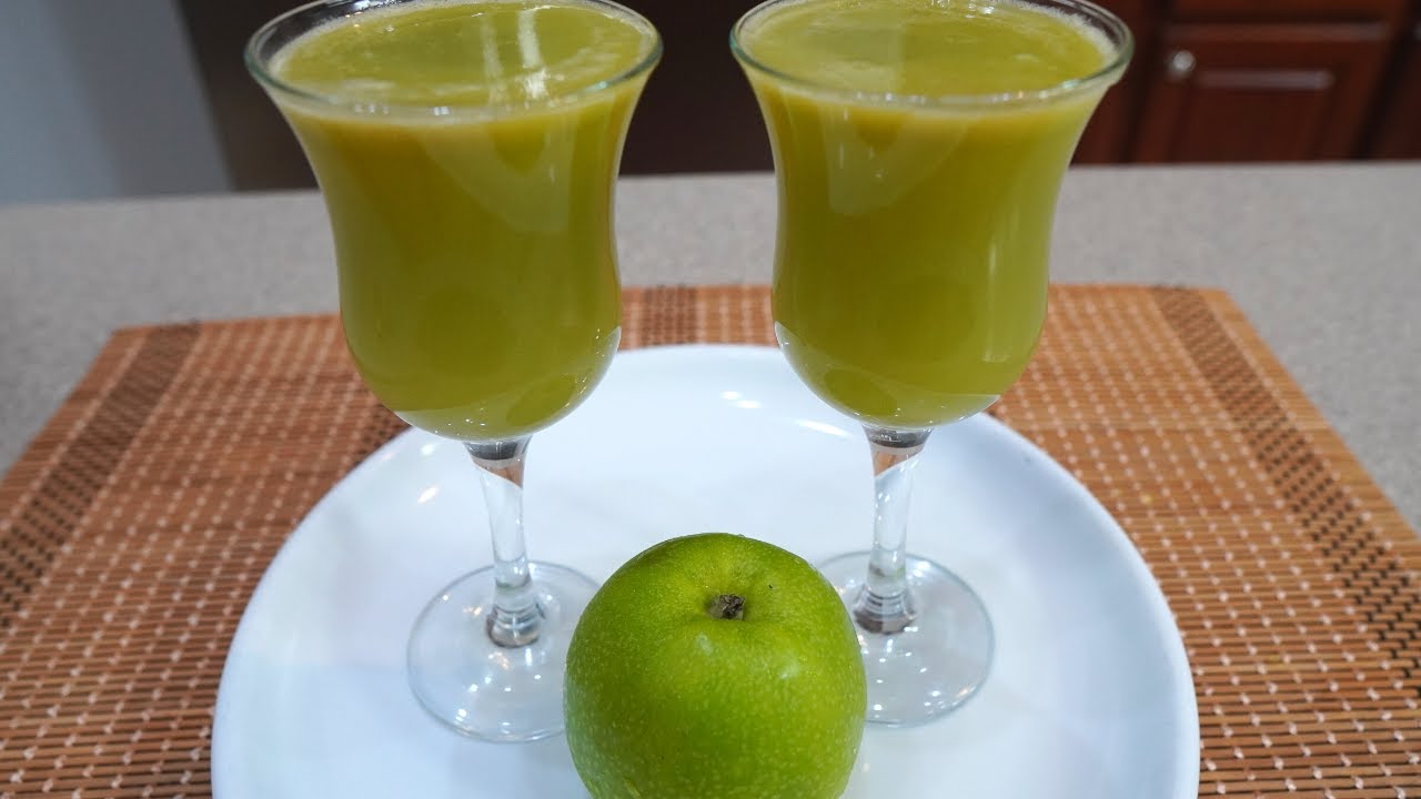 हरे सेब का शर्बत बनाने की विधि | Green Apple Juice Recipe | Healthy Apple Juice |