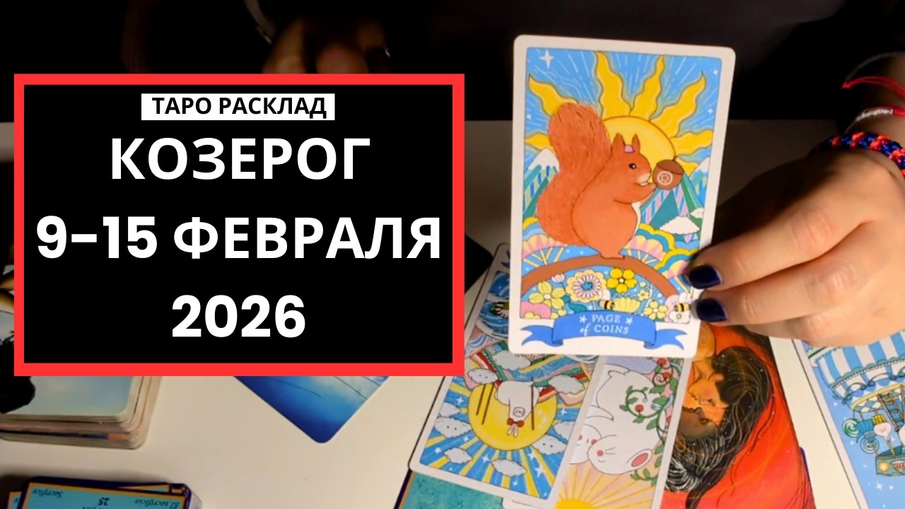 КОЗЕРОГ - 9-15 ФЕВРАЛЯ 2026 - ТАРО РАСКЛАД