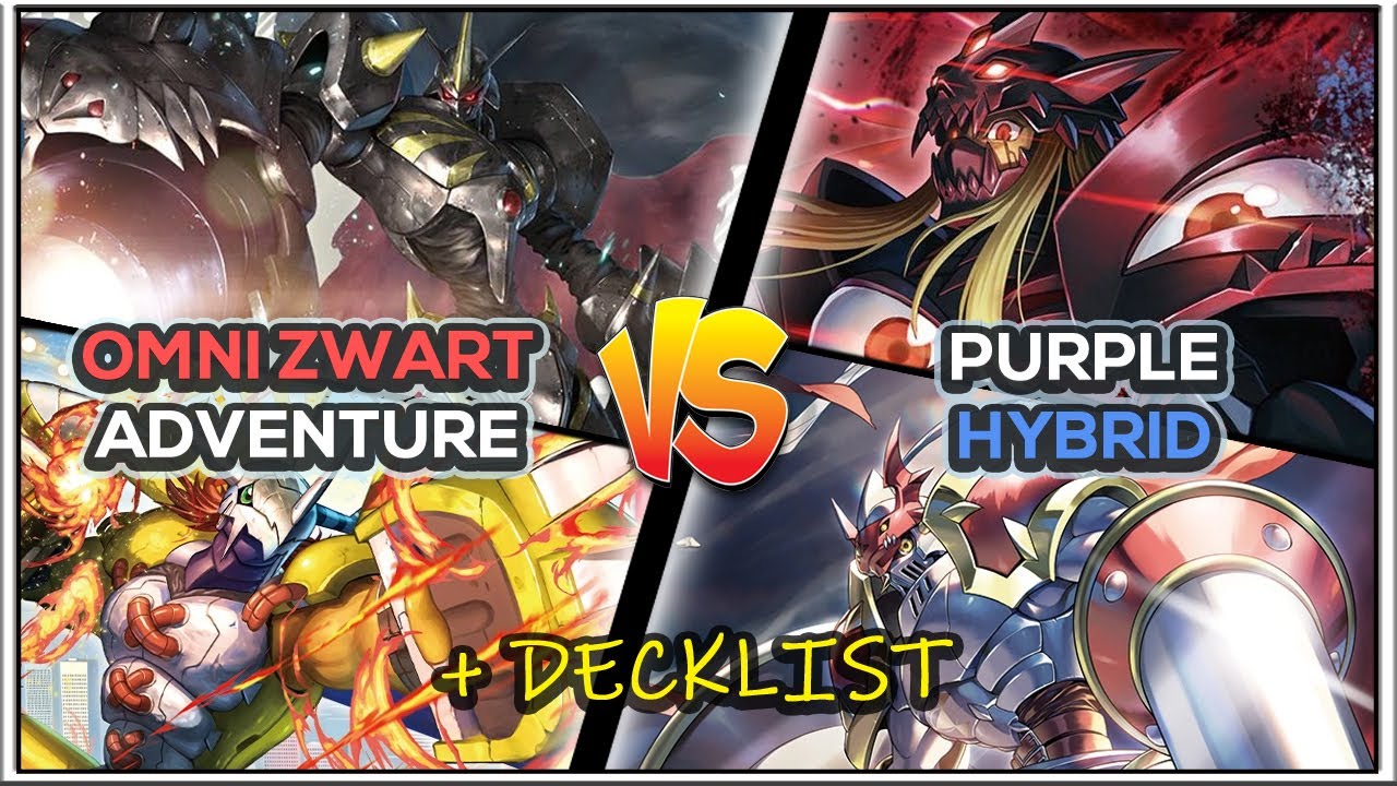 Omnimon Zwart Adventure vs Purple Hybrid • BT21 Gameplay + Gameplay | DCGO | Digimon TCG