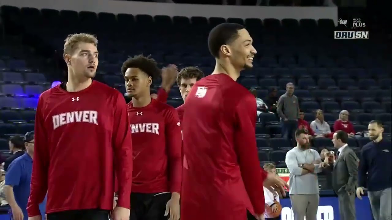 Oral Roberts vs Denver University Men's Basketball TV Broadcast | Connor Clark
