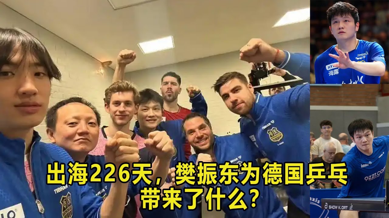 出海226天，樊振东为德国乒乓带来了什么？