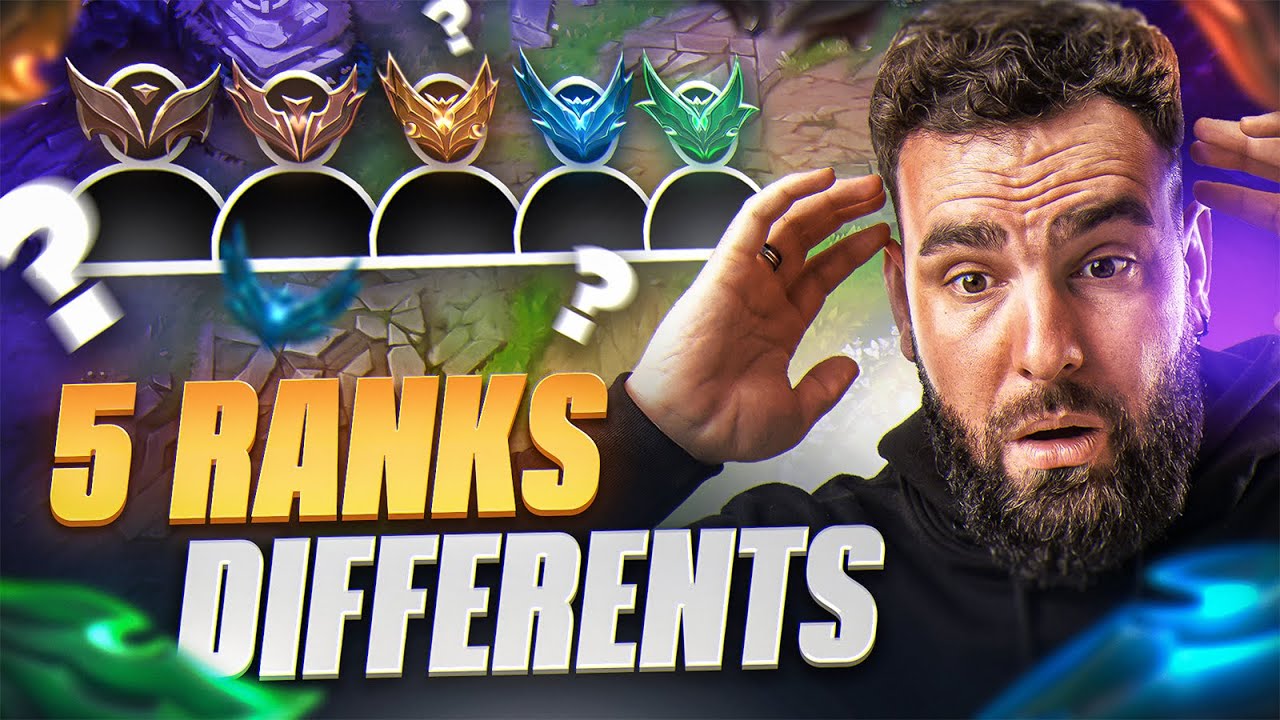 5 RANKS DIFFÉRENTS, À VOUS DE LES TROUVER ! (C'EST DUR AHAH)