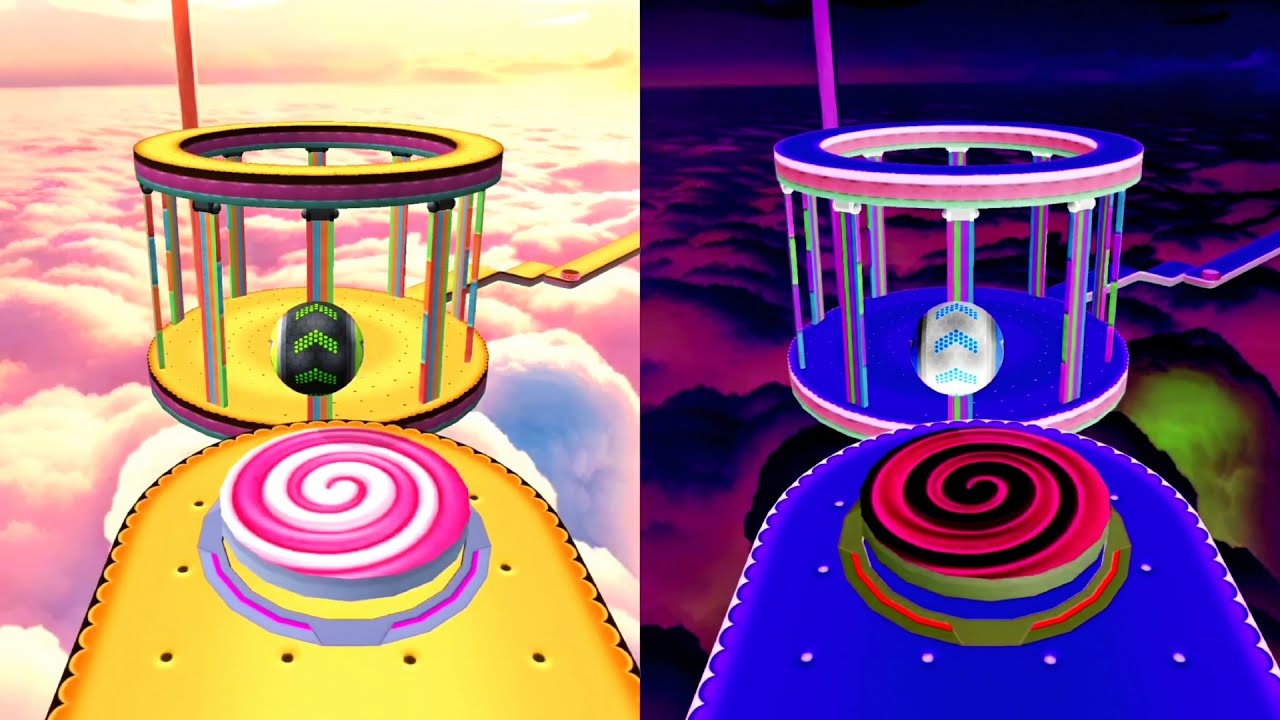 Going Balls Reverse Night vs Normal &ndash; SUPREME GODLIKE Speedrun! #Gaming #Ball