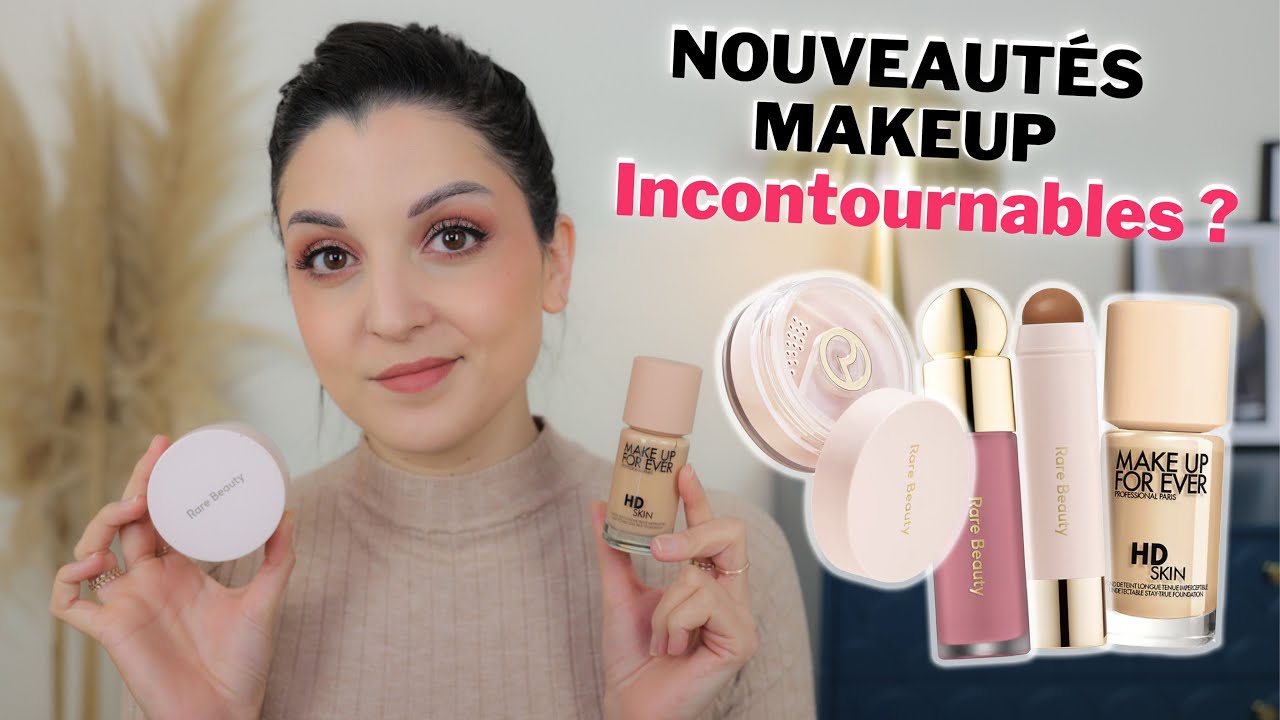 FAUT-IL CRAQUER POUR CES NOUVEAUTÉS ? Crash test HD SKIN Make up for ever, nouveautés Rare Beauty