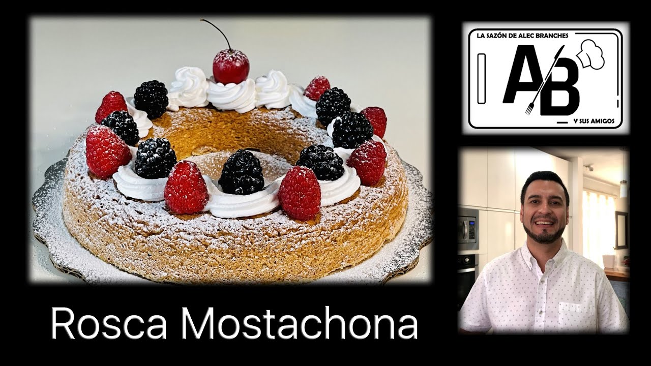Rosca Mostachona.  Un delicioso postre con tan solo 5 ingredientes. Sorpréndete con los ingredientes