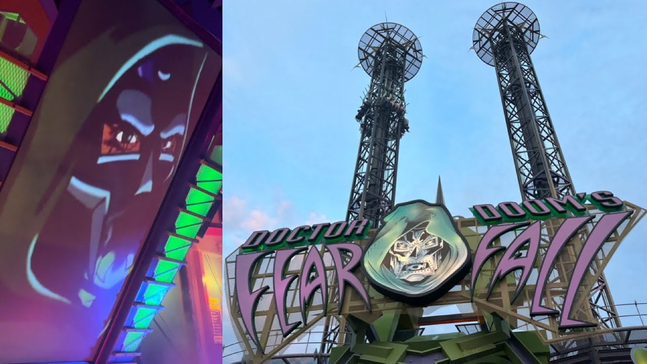 Full Doctor Doom’s Fearfall Queue Video | Universal’s Islands of Adventure