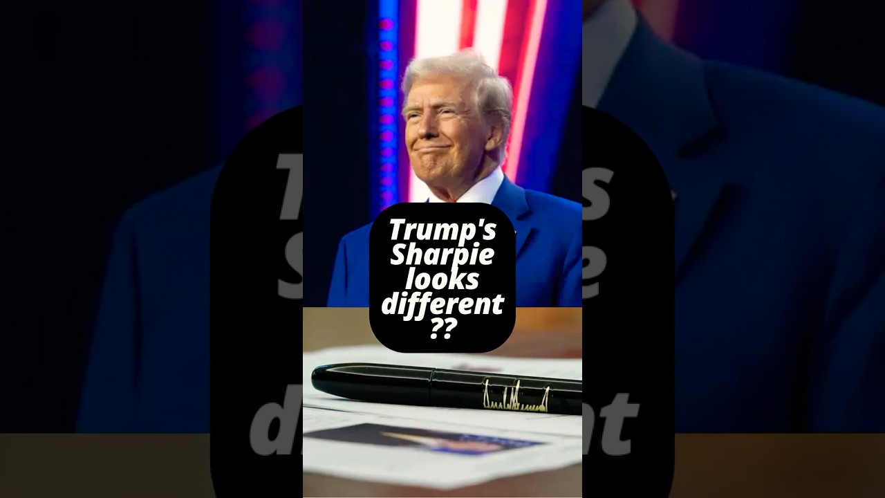 Why Trump&rsquo;s Sharpie Looks Different